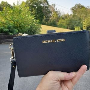 Michael Kors Jet Set Double Zip wallet